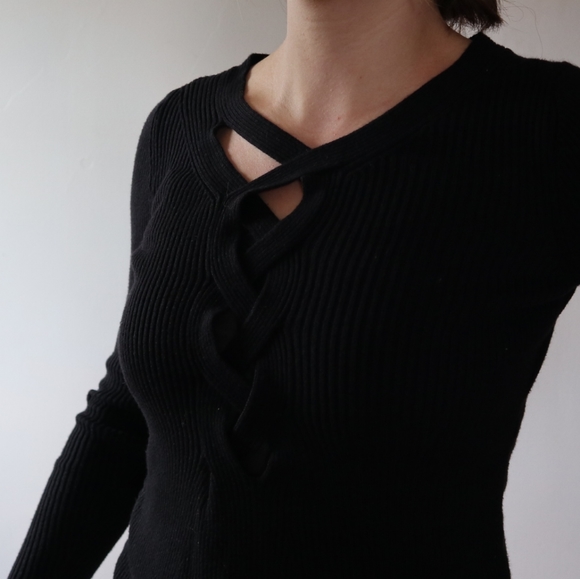 NIC+ZOE Black Longsleeve Top - Picture 5 of 9